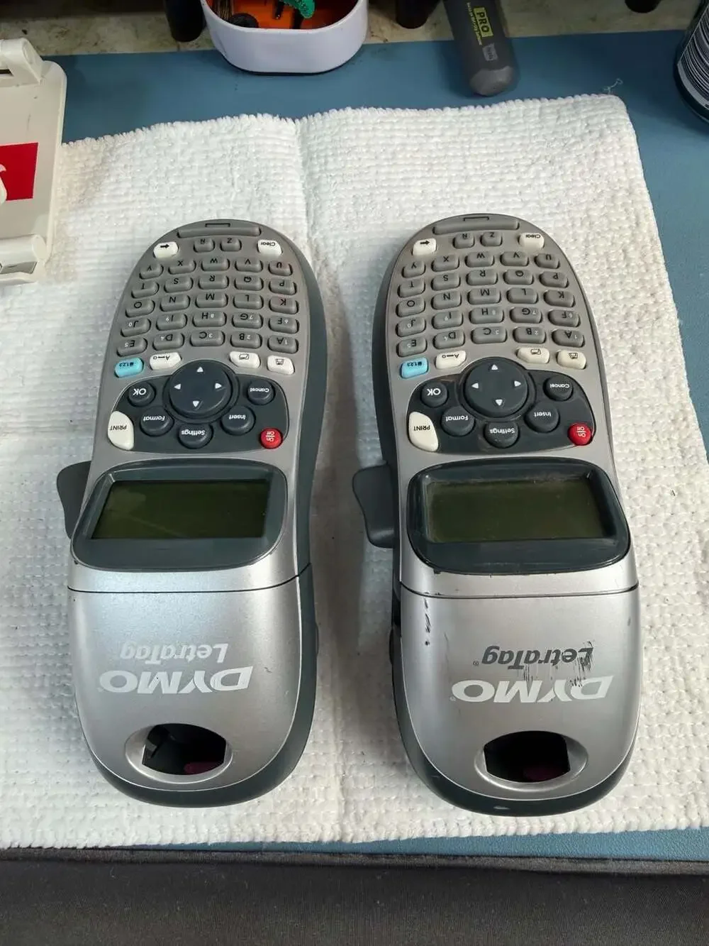 Lot of 2 DYMO LetraTag LT-100H Handheld Label Makers